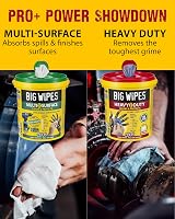 Big Wipes Heavy Duty Pro+ Hand Wipes 240 Dispenser Bucket Dual-Sided view 7