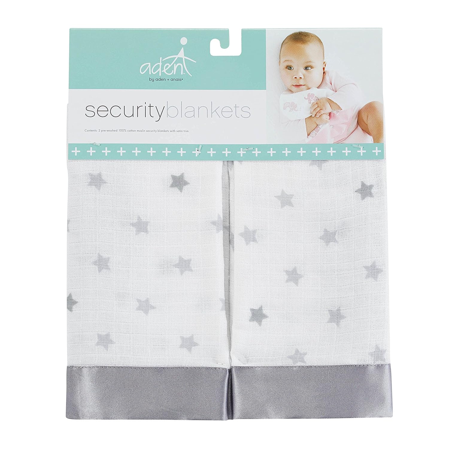 aden and anais security blanket pink