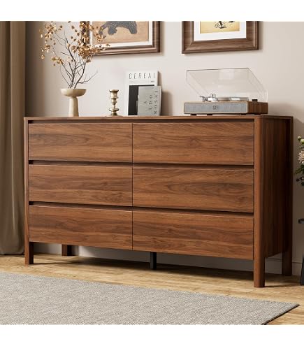 Amazon.com: Barn Wood 6 Drawer Vintage Dresser Medium Brown : Home & Kitchen Amazon.com: Barn Wood 6 Drawer Vintage Dresser Medium Brown : Home & Kitchen