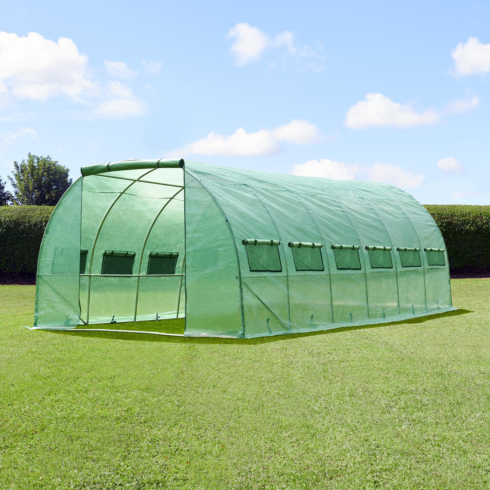 FeelGoodUK PT6 Replacement 6 x 3 x 2m Cover For Polytunnel Garden Greenhouse