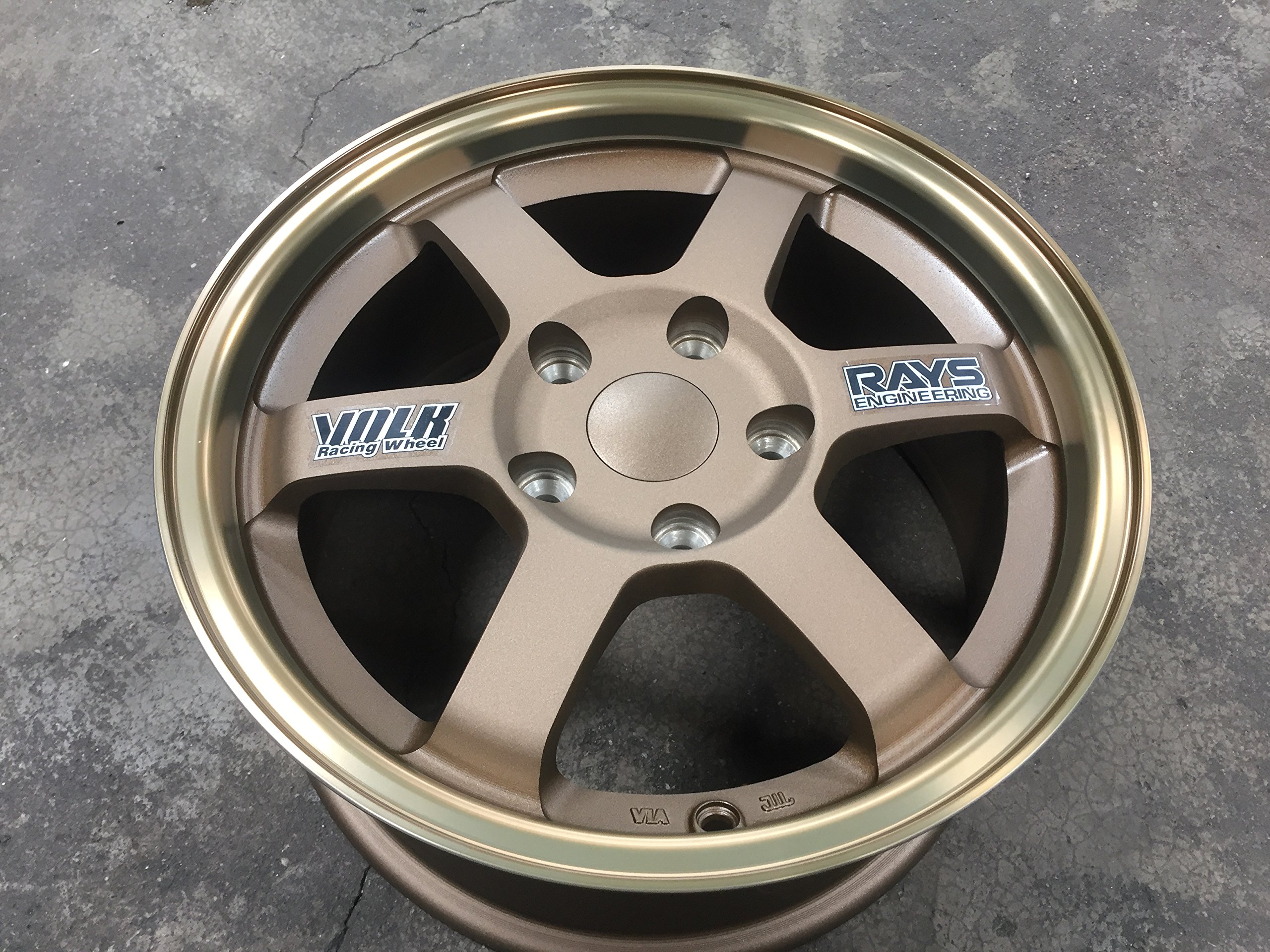 King of Rims New 15 inch Volk Racing Te37 design wheel PCD 5x114.3 a