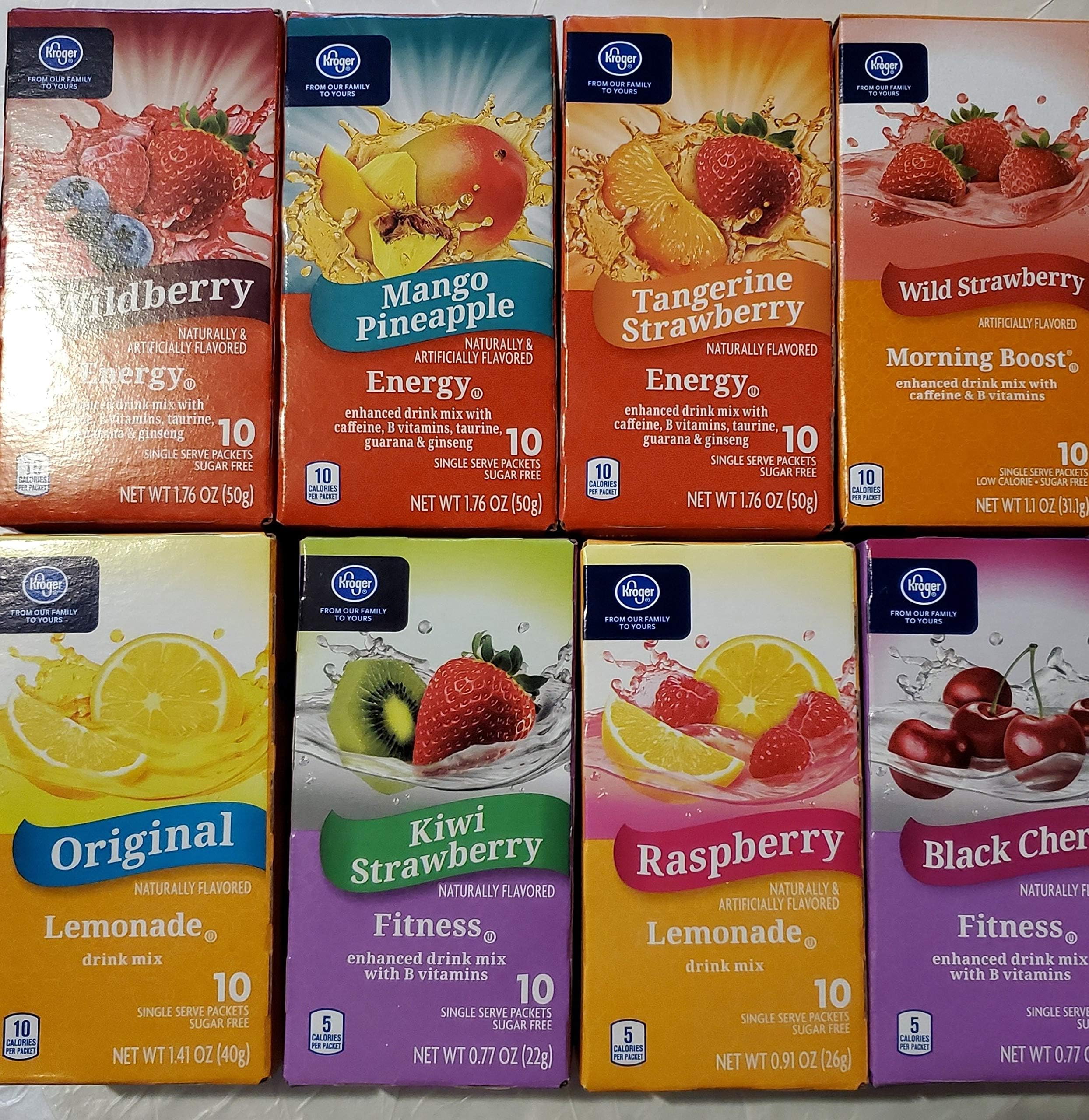 Kroger Singles VarietyTo Go Drink Mix ( 10) Boxes (10) Unit Count Per Box () Packets (100)