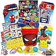 Superhero Easter Gift Basket For Kids, Boys, Girls - Already Filled With Chocolate, Candy, Eggs, Prefilled Easter Care Package