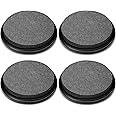 Wenqik 4 Pieces Padded Bucket Lid Seat 5 Gallon Bucket Seat Lid Black Padded Pail Cover with Soft and Thick Cushion for Outdoor Sport Skiing Camping Fishing Indoor