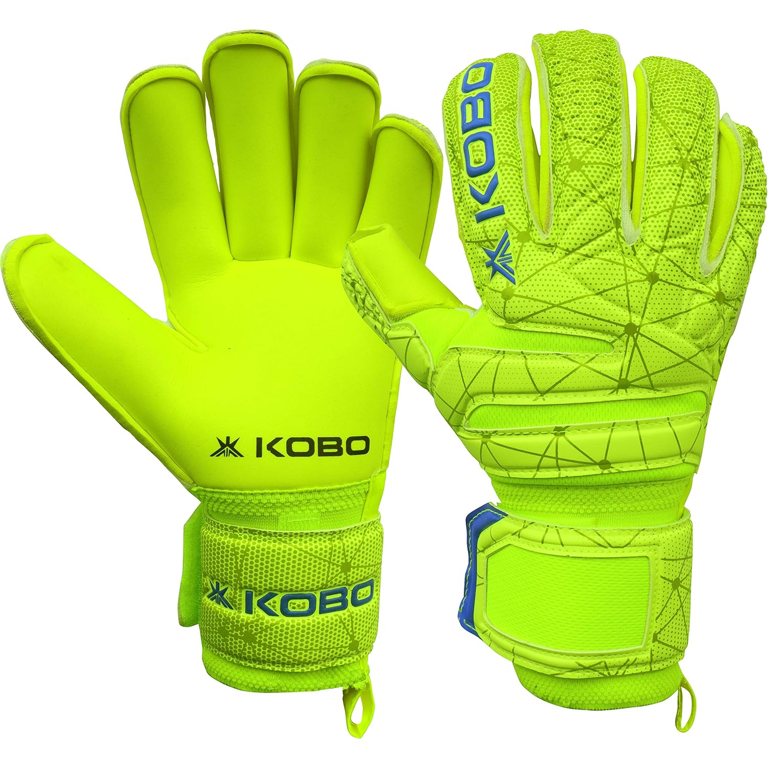 Buy Kobo GKG07 Football/Soccer Goalie Goal Latex Keeper Gloves, Strong