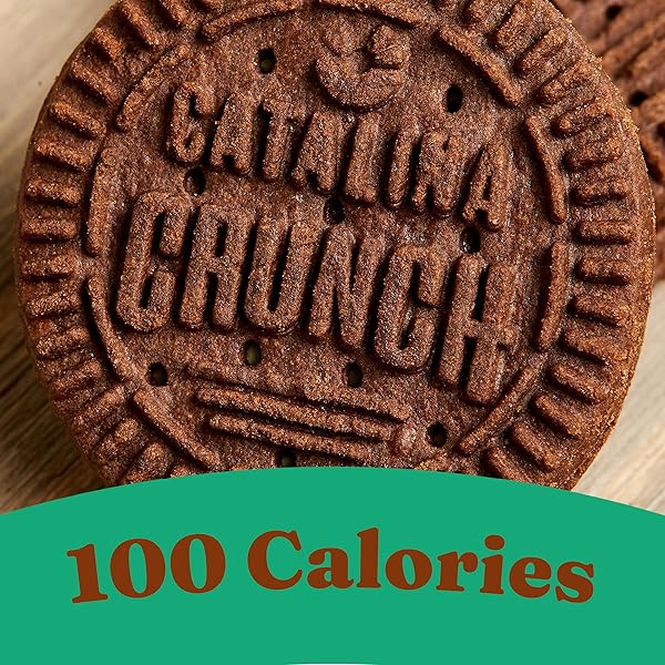 CATALINA CRUNCH PROTEIN COOKIES, 4G PROTEIN PER SERVING | LOW-SUGAR SANDWICH COOKIES | GLUTEN FREE, VEGAN | KETO DESSERT SNACKS – CHOCOLATE MINT, 5.9 OZ. (14 COUNT)