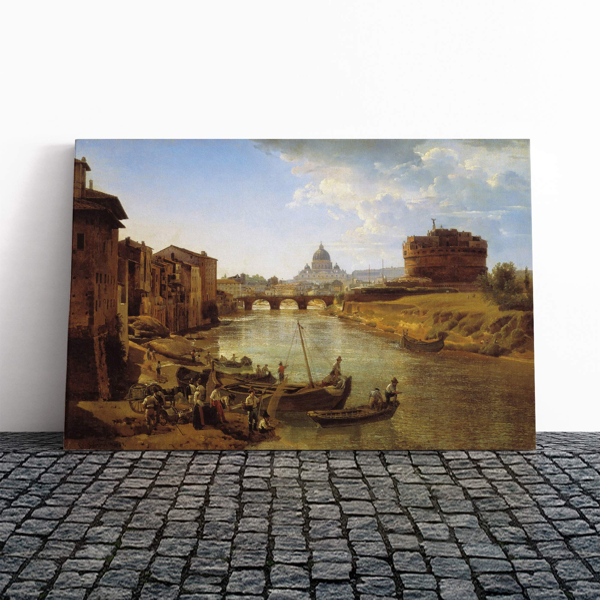 Sylvester Shchedrin Painting Vol.2 Canvas Print | Gallery Wrapped 30mm Frame Wall Art | 20x14 inches | Ready to Hang | Modern Picture | Living Room Bedroom Lounge Office