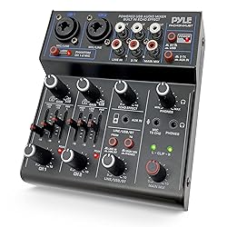 Pyle Professional Wireless DJ Audio Mixer - 4