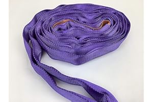 AUTOHAULER SUPPLY 8 Foot Endless Round Sling Purple-2600 lbs Vertical & 5200 lbs Basket WLL