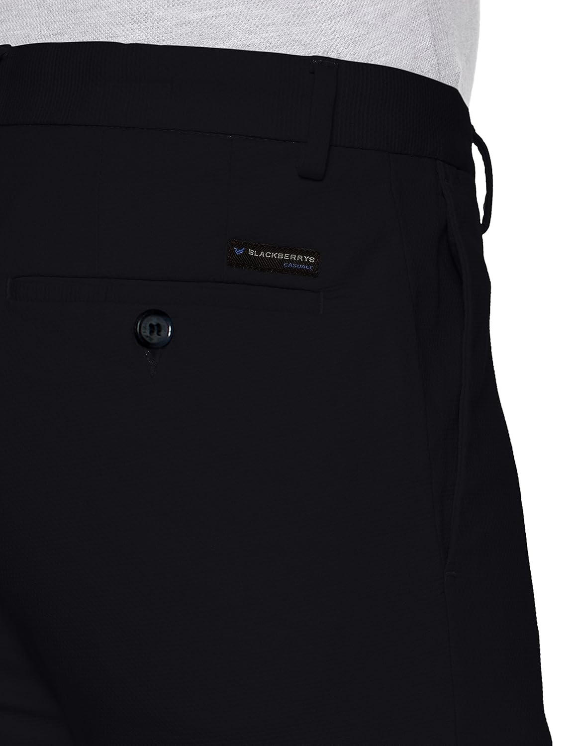 blackberrys men's slim fit casual trousers