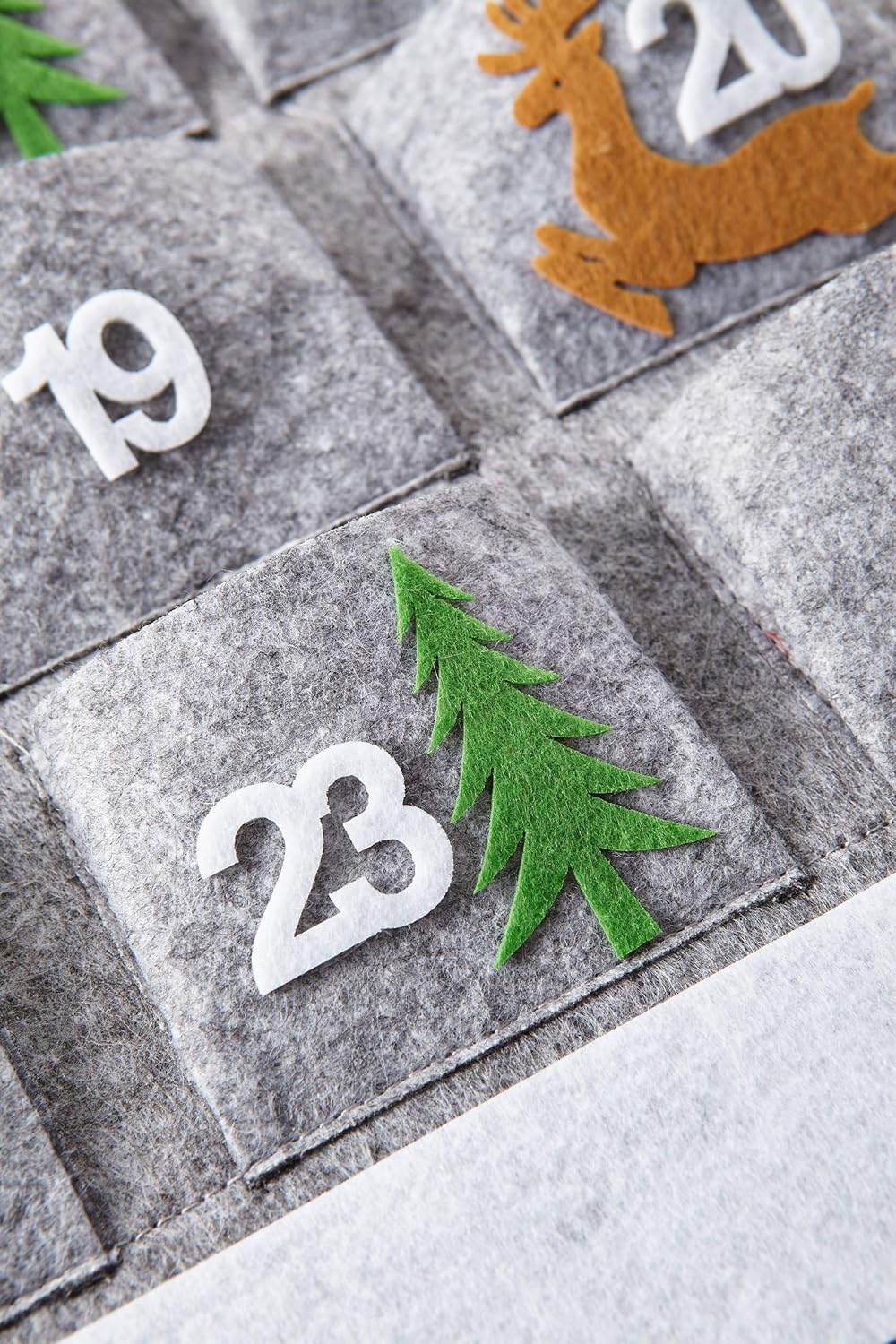 HEITMANN DECO Christmas, Advent calendar in Santa Claus shape to hang and fill yourself, Christmas decoration - Image 4
