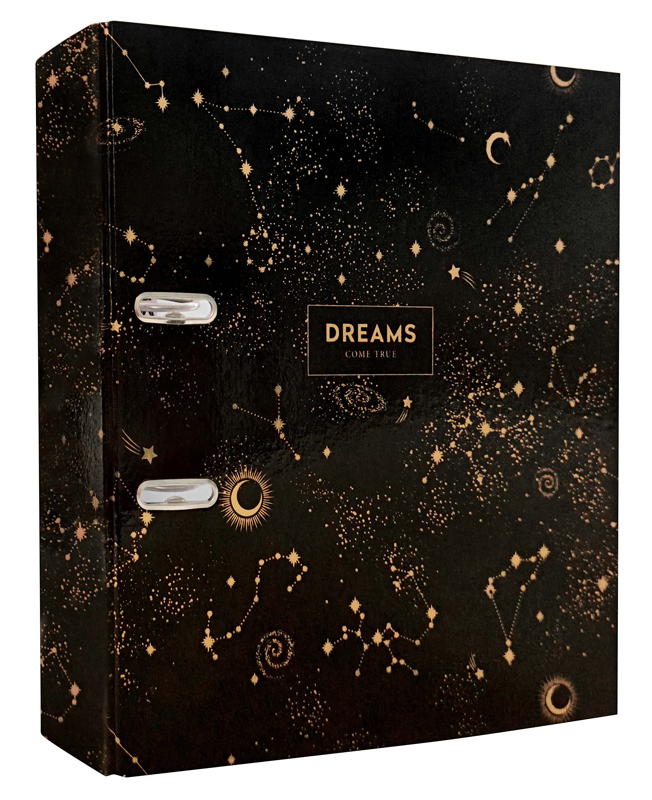 Interdruk Arch File A4 75 mm - Metallic Design - Dreams Black, A4+