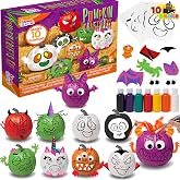 Klever Kits Halloween Arts and Craft Pumpkin Painting Kit, Party Favors, Halloween Pumpkin Decorating for Party Supplies, DIY Coloring Activities School Games
