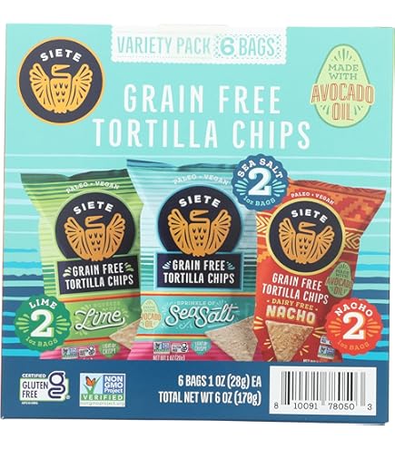 Amazon.com: SIETE FAMILY FOODS Grain Free Tortilla Chips Variety