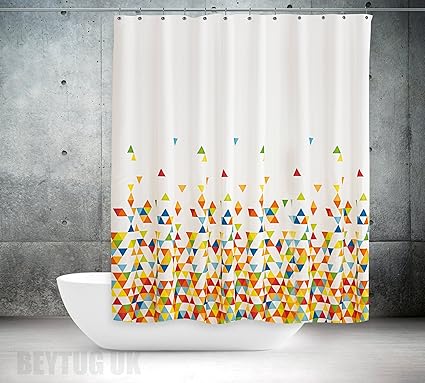 Quality Extra Wide Fabric Shower Curtain World Of Colours 240 X