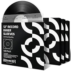 Hudson Hi-Fi Anti-Static Vinyl Record Inner Sleeves