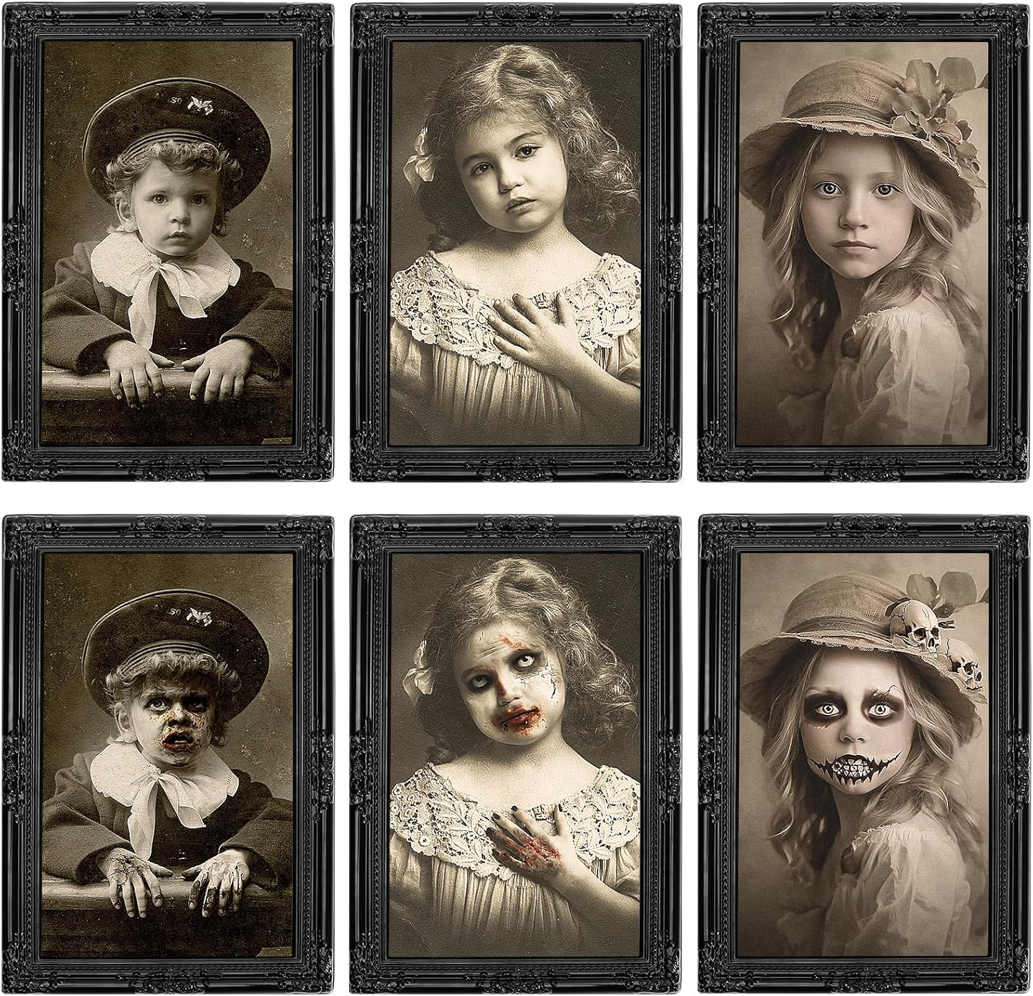 Wall Décor - Halloween Decorations Indoor Scary Wall Decor, 3Pack 3D Changing Face Moving Picture Frames Portrait, Gothic Horror Poster Castle Haunted House Mansion Decor Decoration Party Supplies4.5 out of 5 stars 2,175$5.99