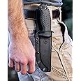 Off-Grid Knives - OG Lo-Pro Universal Kydex Knife Sheath Extension, Fits Taco and Pancake Style Sheaths with Button Lock and Velcro Nylon Belt Loop, Fits Sheaths with 1.5 Inch Spaced Rivets