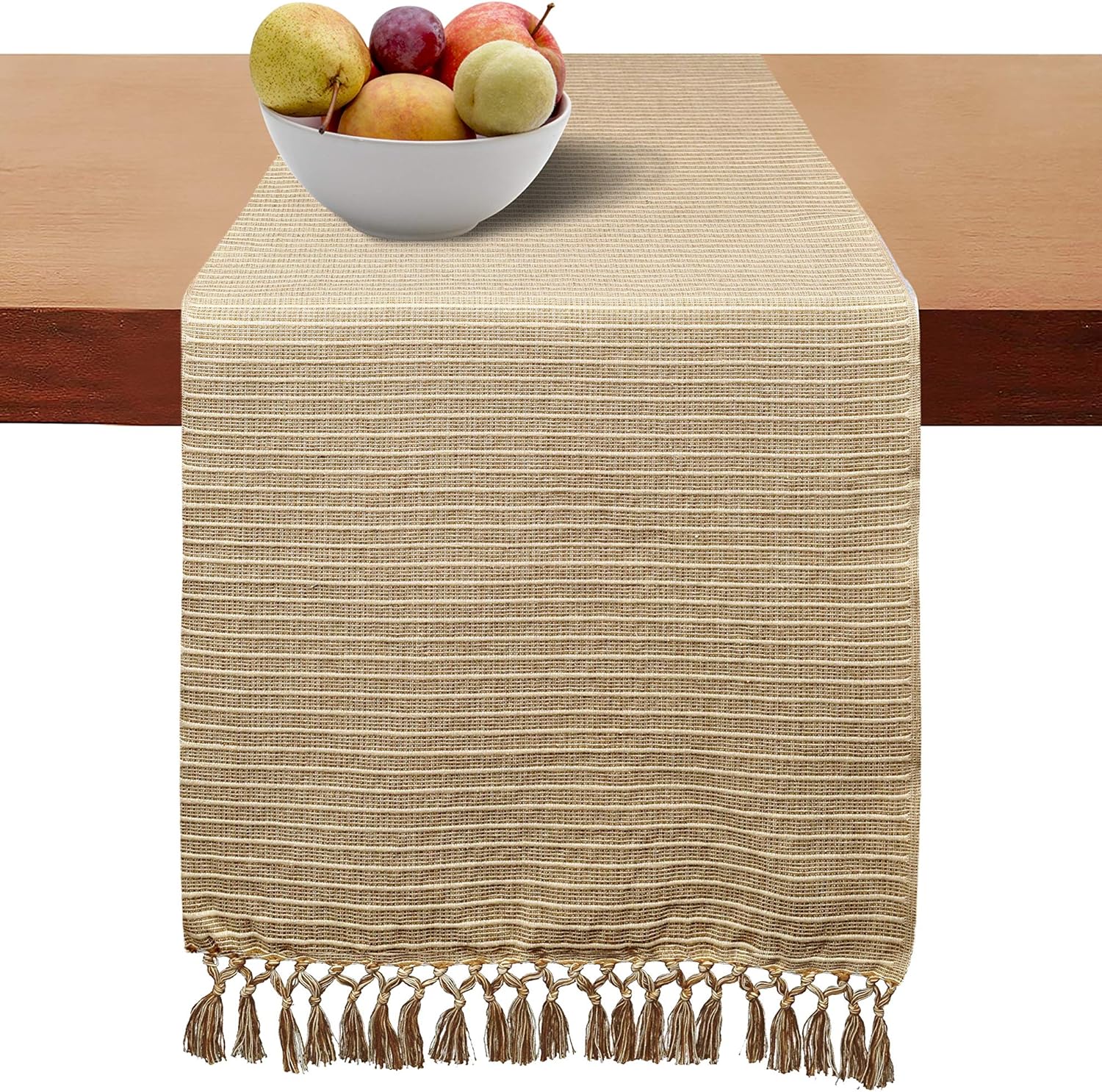 Best Dining Table Runner, Black And Beige