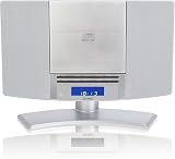 Denver CD Player with Speakers Wall Mount Desk Stand Alarm Clock Radio Silver view 3