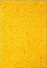 THE RUGS Living Room Rug Shaggy Soft 30 mm 120x170 Yellow view 6