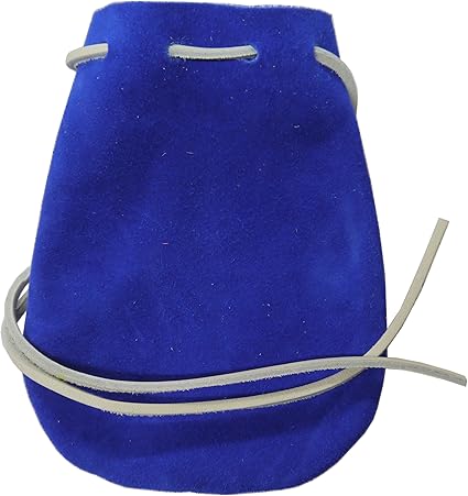 royal blue suede purse