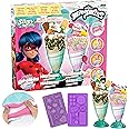 Miraculous Ladybug Sprinkles n' Slimy Kit - DIY Milkshake Slime with Milkshake Cup, Molds, Slime, Topping - Fun and Creative Craft Kit, Role Play Toys for Kids - Safe & Non-Toxic Ingredients