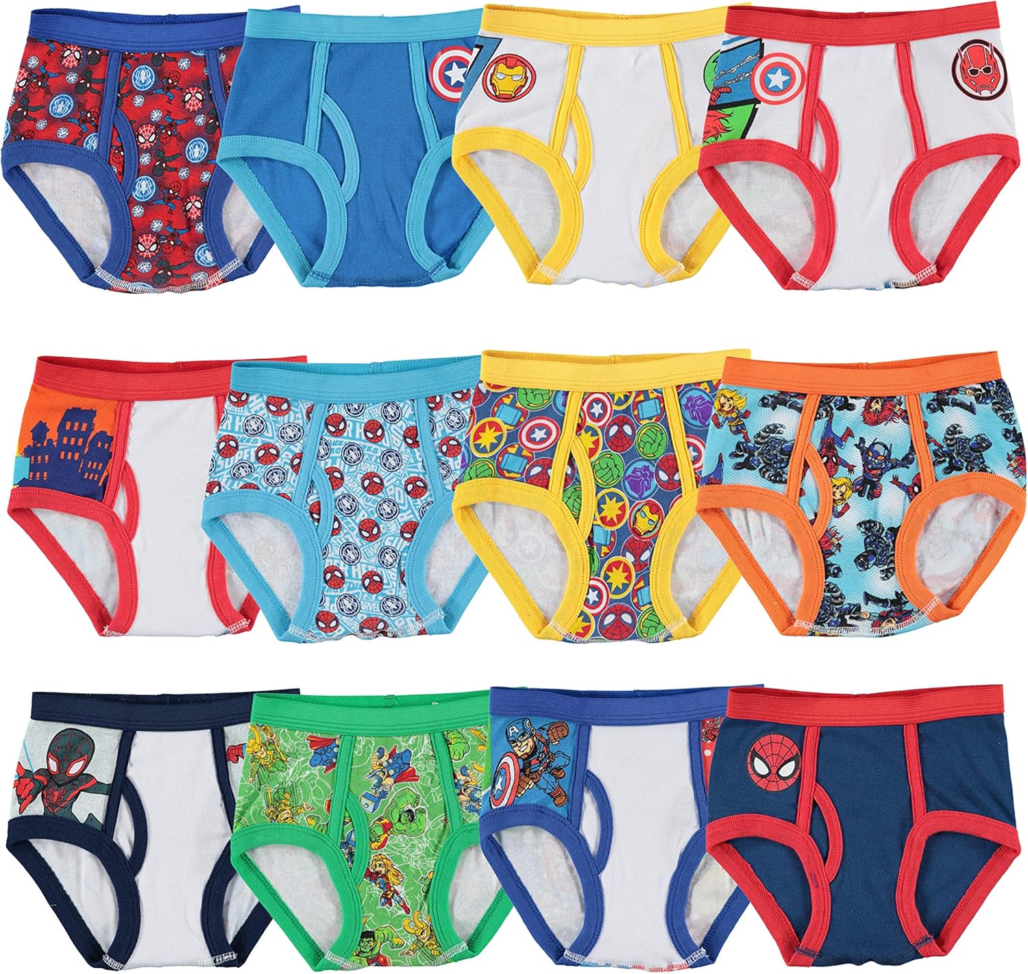Marvel Hero Toddler Boy Briefs in 7pk: Clothing