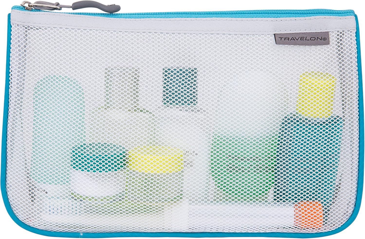  | Travelon Set of 3 Assorted Piped Pouches, Gray, One Size | Travel Accessories