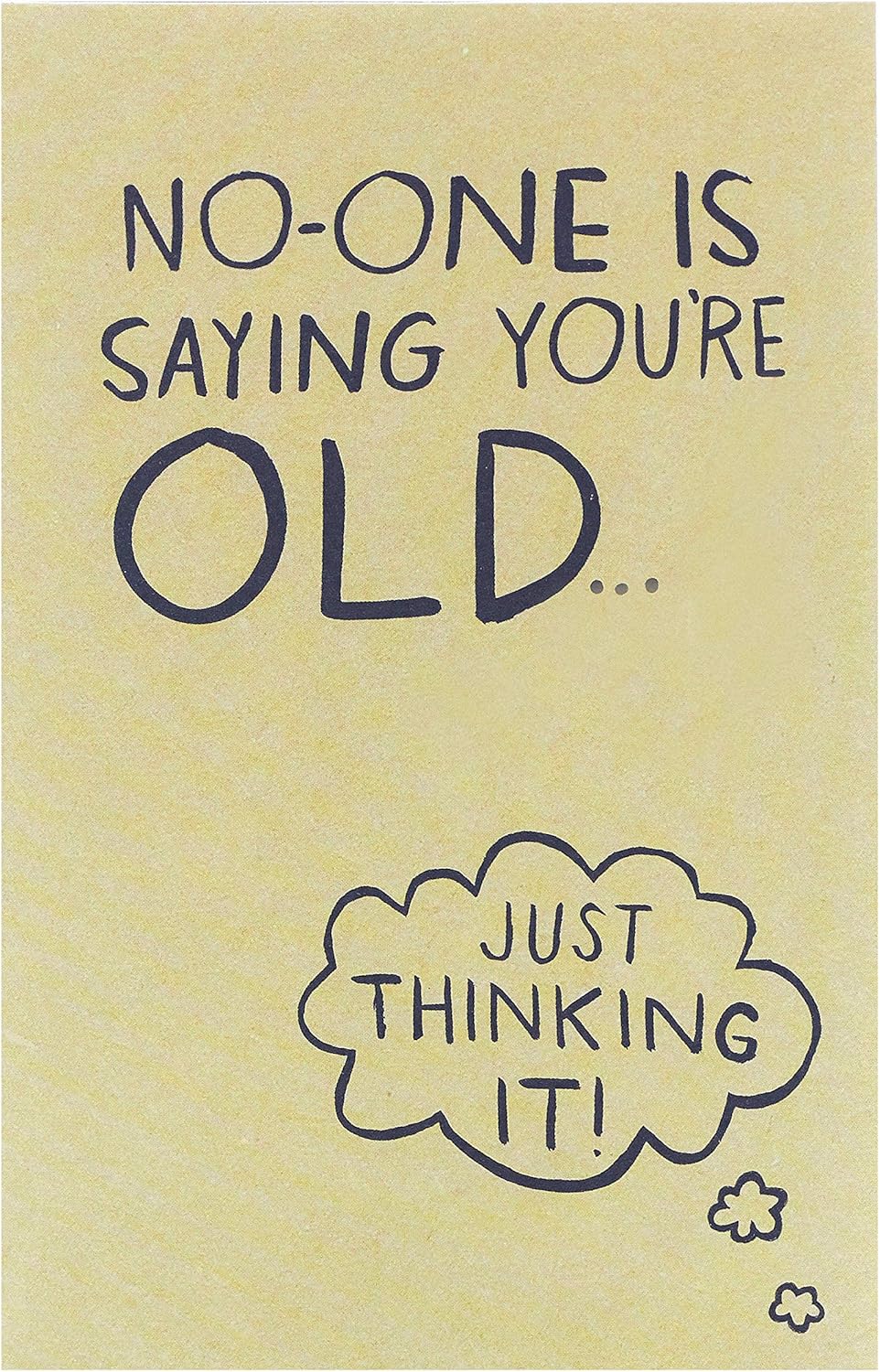 UK Greetings Birthday Humour Card - Funny Birthday Card - Comedy Birthday Card - Typography Card 348284-0-1