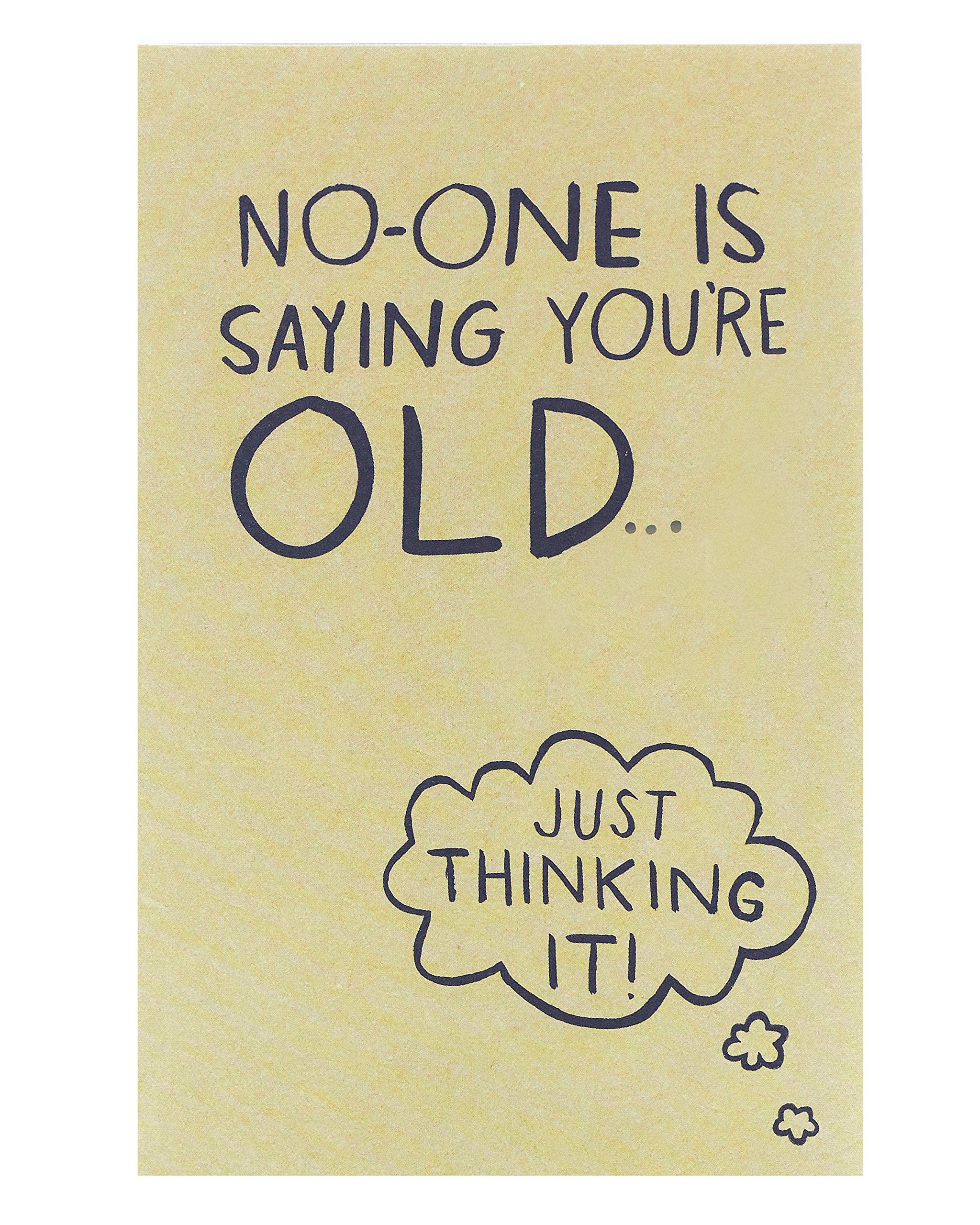 UK Greetings Birthday Humour Card - Funny Birthday Card - Comedy Birthday Card - Typography Card 348284-0-1