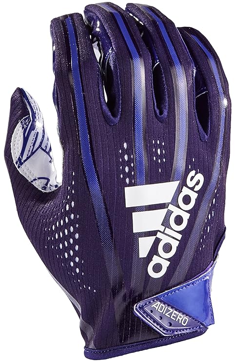 purple adidas football gloves