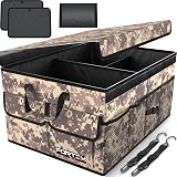 FORTEM Car Boot Organiser Storage 65L 600D Oxford Non Slip Collapsible