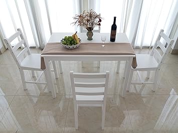 Panana - Moderno conjunto de comedor con mesa y 4 sillas: Amazon.es: Juguetes y juegos