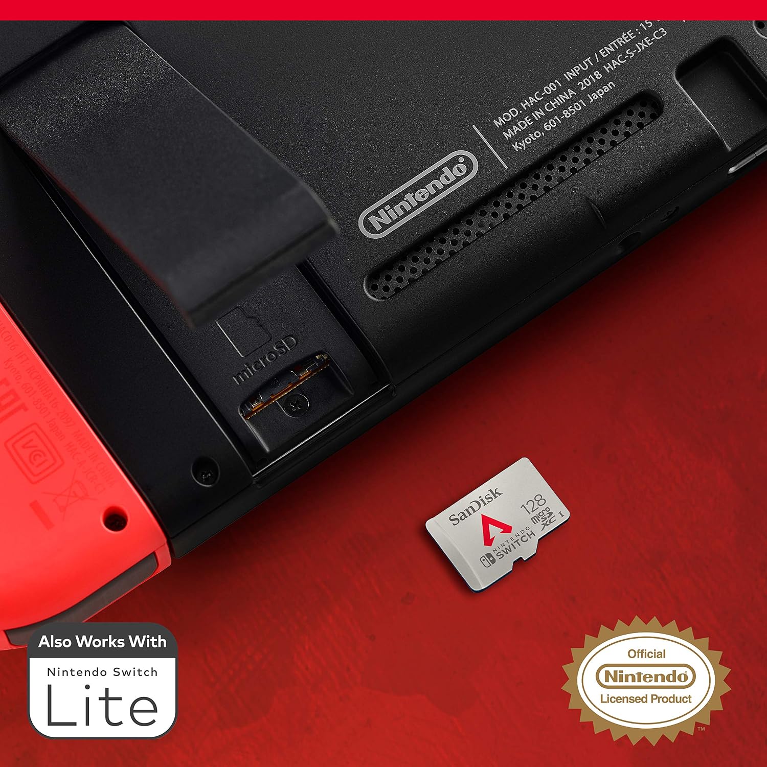 SanDisk 128GB microSDXC card for Nintendo Switch consoles Nintendo Licensed Product, Apex edition, up to 100 MB/s - Image 3