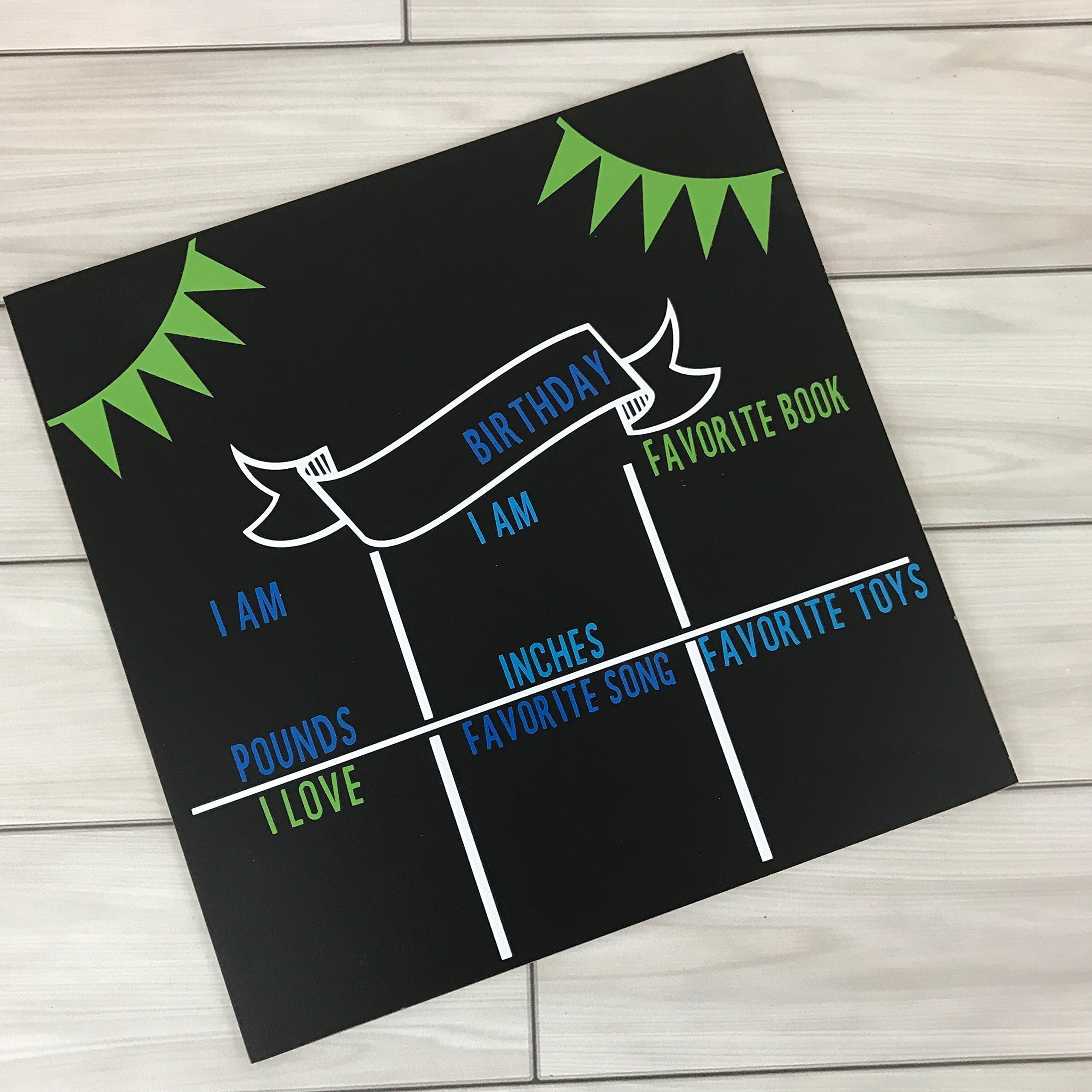 Personalized Birthday Chalkboard Sign- Banner Design