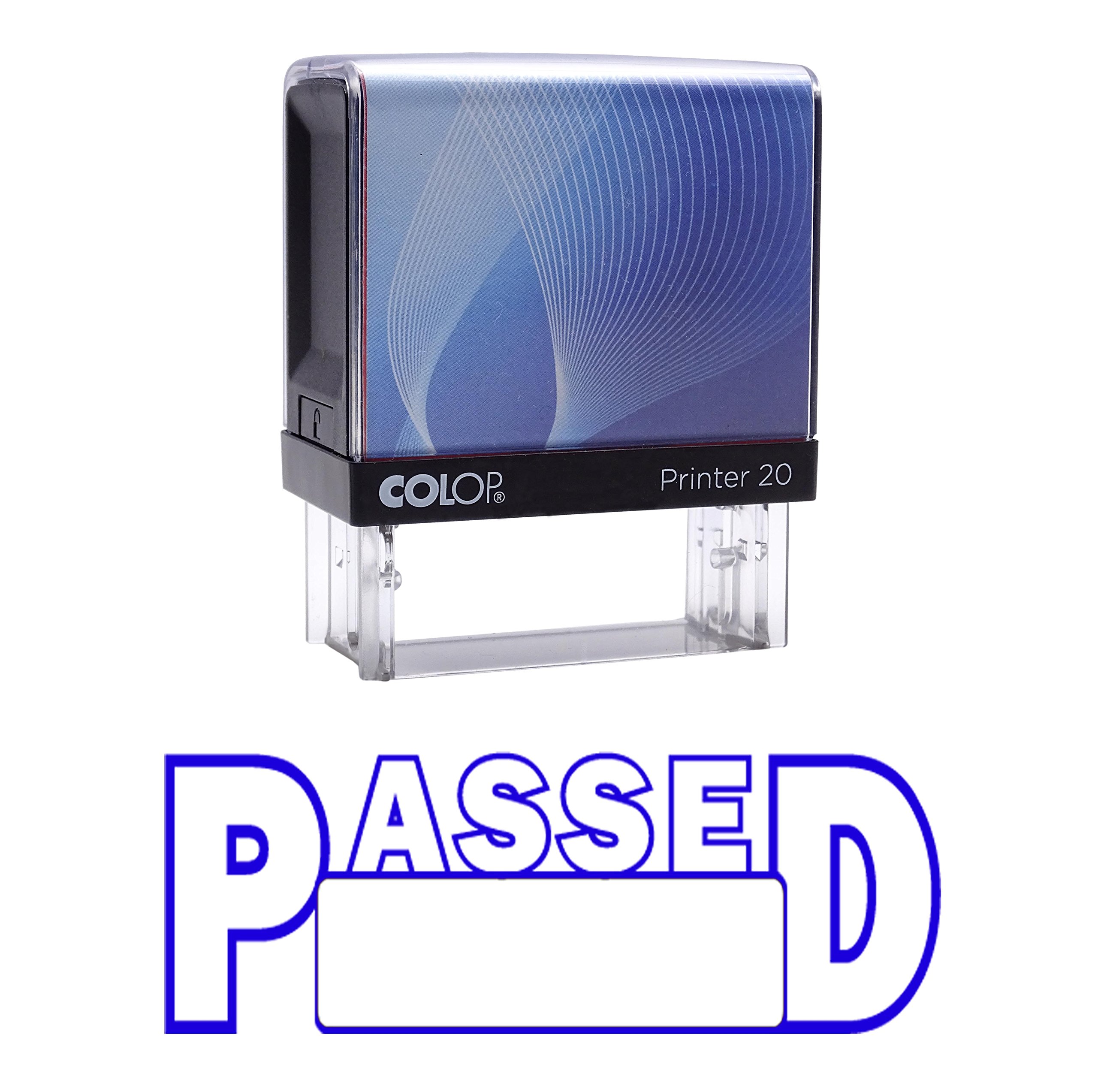 Passed Self Inking Rubber Stamp Custom Colop Office Stationary P20 Mini Stamper