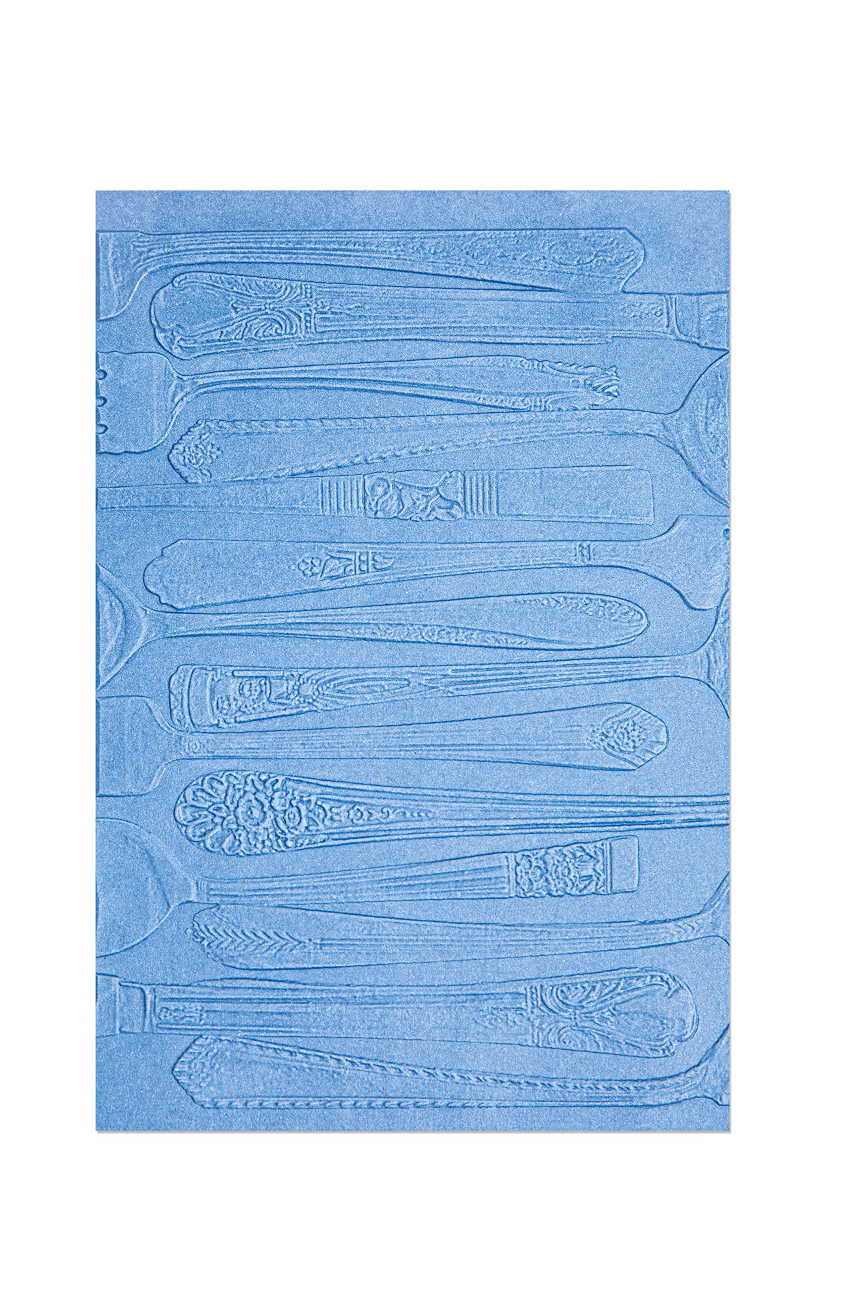 Sizzix 3-D Textured Impressions Embossing Folder Silverware by Eileen Hull, One Size
