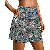 Oyamiki Golf Skirts High Waisted Lightweight Running Athletic Tennis Skorts for Women Casual Summer with 4 Pockets
