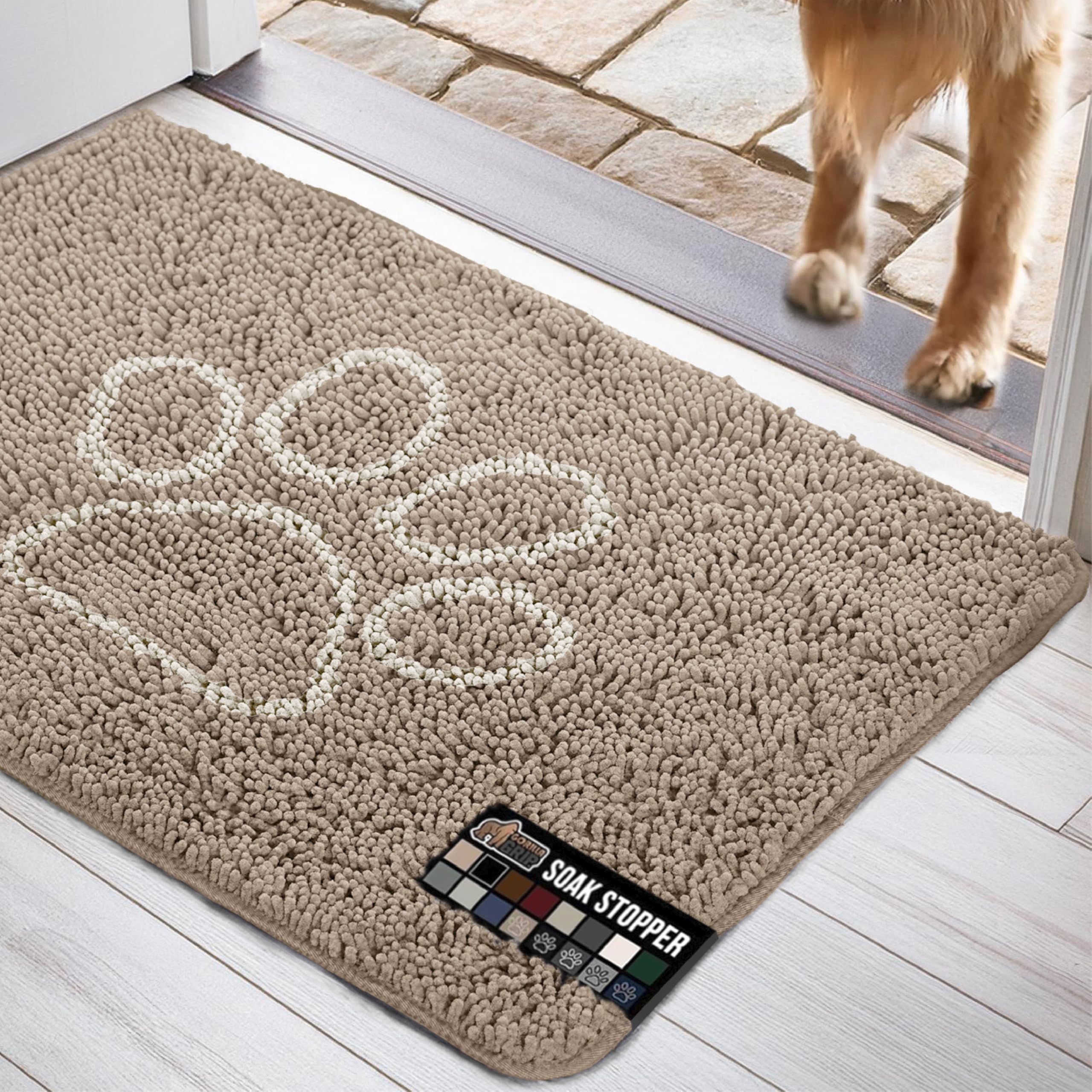 GORILLA GRIP Ultra Absorbent Grippy Doormat for