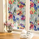 Oxdigi 3D Stained Glass Window Film - Static Cling
