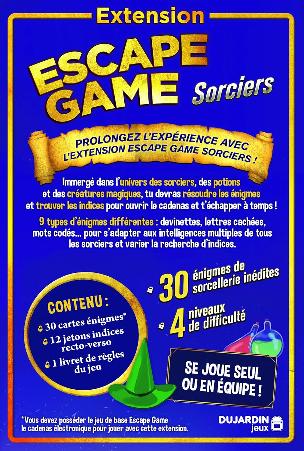 Dujardin Games Escape Game Wizard Extension BigaMart