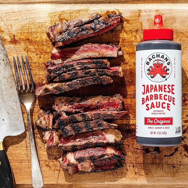 BACHAN’S THE ORIGINAL JAPANESE BARBECUE SAUCE, SMALL BATCH, NON GMO, NO PRESERVATIVES, VEGAN AND BPA FREE, 17 OZ
