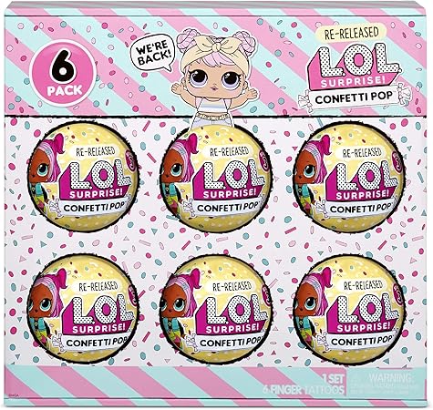 lol surprise confetti pop list