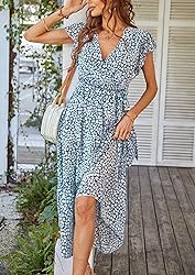 PRETTYGARDEN Women's Summer Floral Boho Dress Wrap
