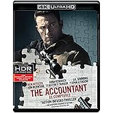 The Accountant (4K UHD + Blu-Ray + UV Digital Copy) (Bilingual)