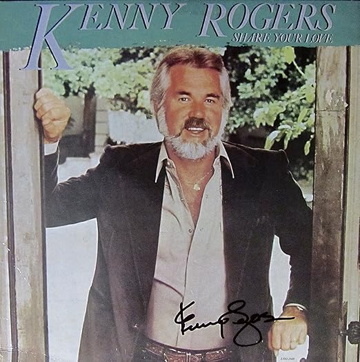 Kenny Rogers Autographed Hand Signed Vinyl Record Album Share Your Love 1981 Country Music W Coa At Amazon S Entertainment Collectibles Store