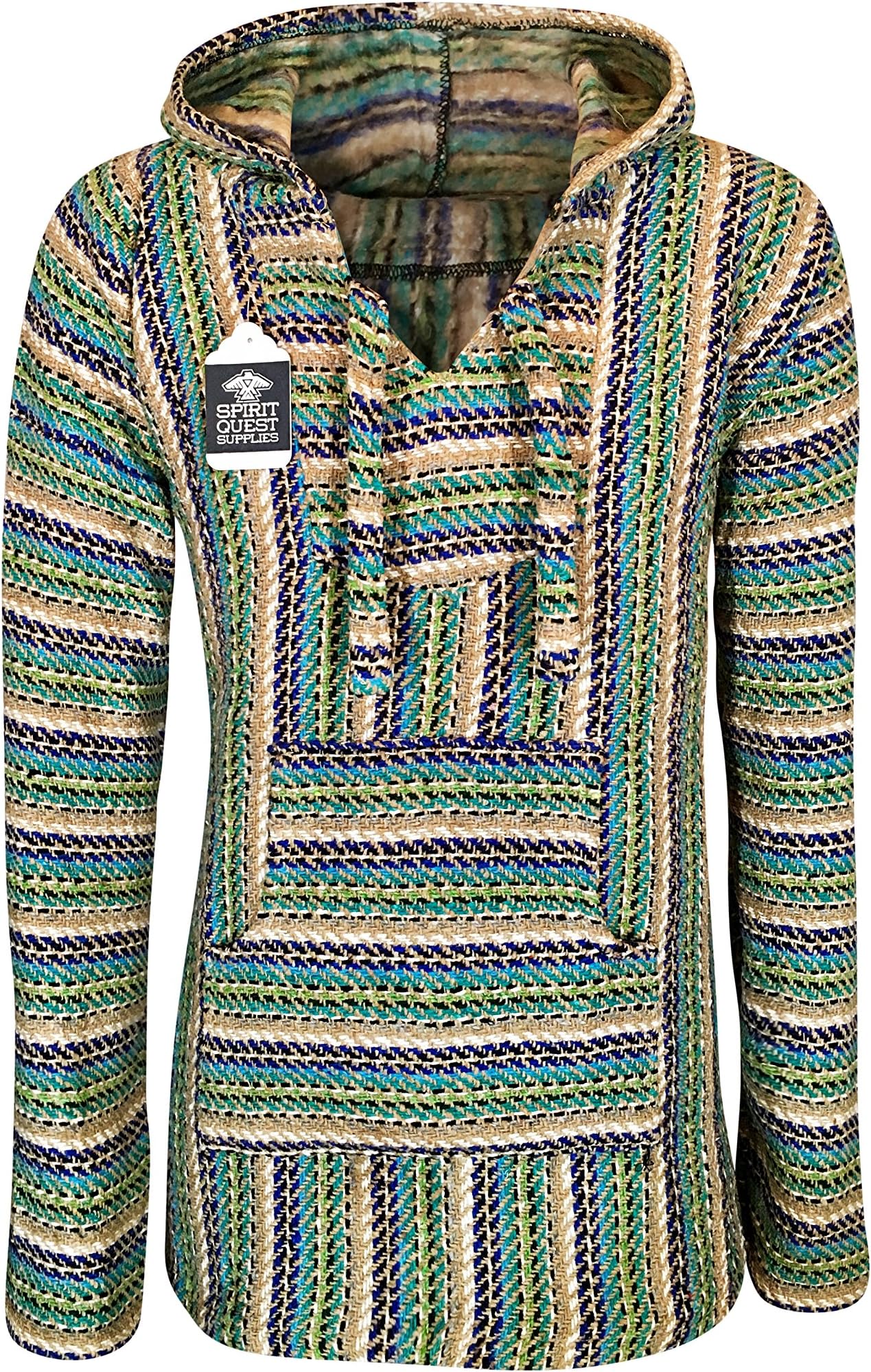 BuddhaHood Baja Eco Hoodie | Choose Color & Size | Embrace Outdoors in Warmth!