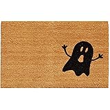 callowaymills 102011729 Ghost Doormat, 17" x 29", Natural/Black