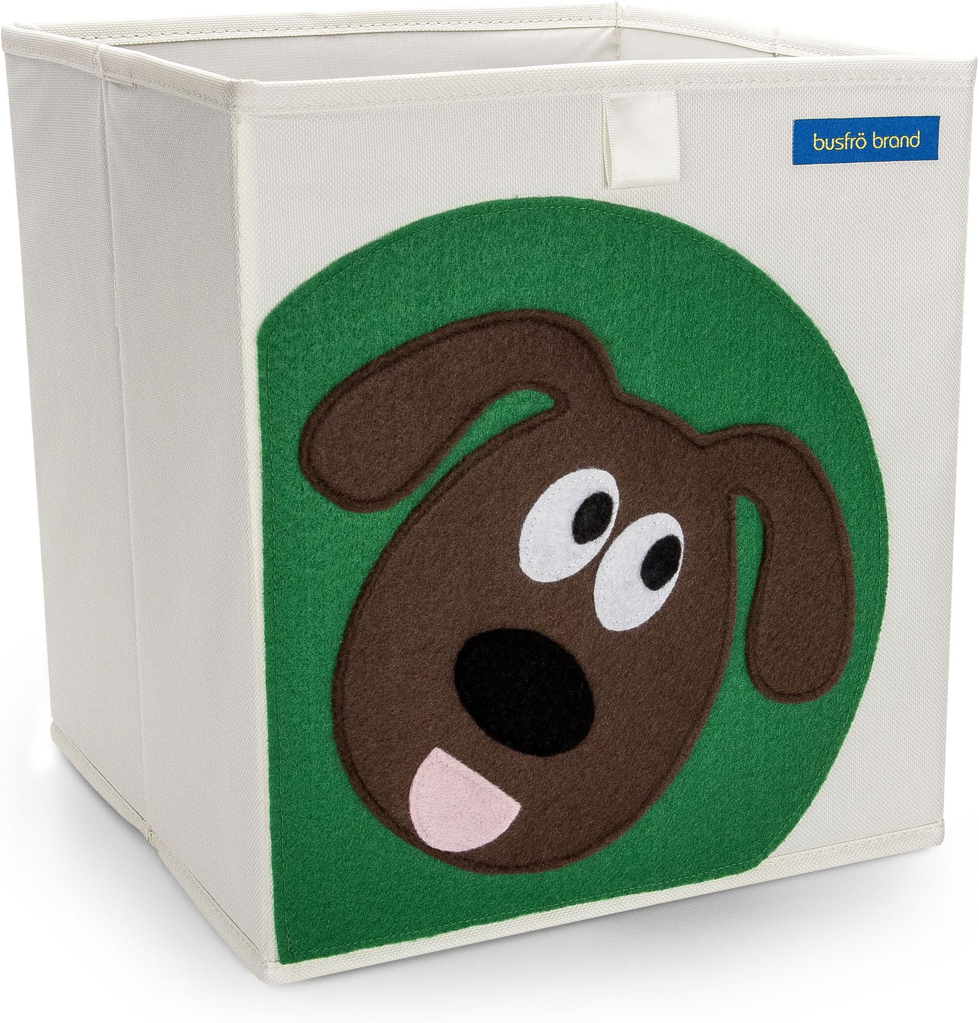 Foldable Cube Storage Bin Box for Nursery or Kids Toys (Dog)